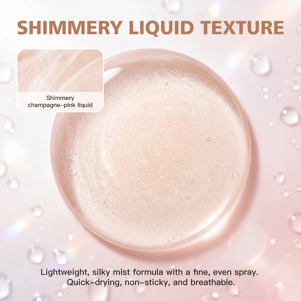 Luminous Setting Spray Instantly Boosts Skin Dewy Plump-looking Lasting Hydration Face Makeup Blends Seamlessly Natural Finish