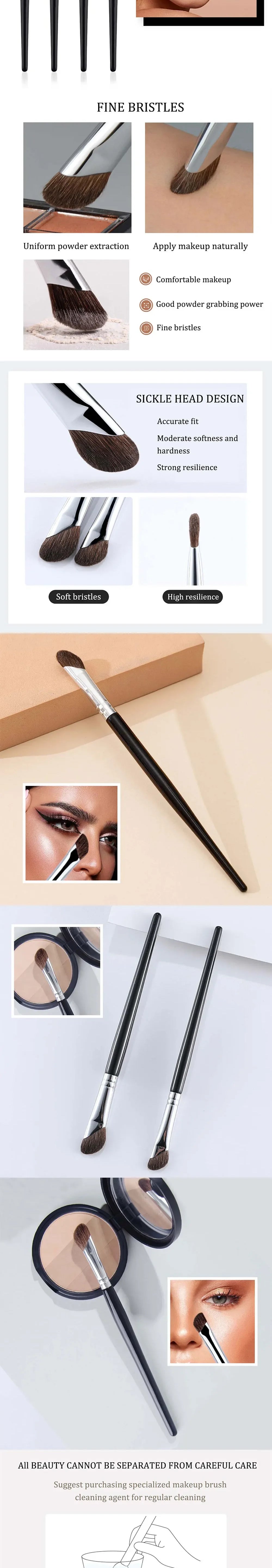 3D Nose Shadow Brush Facial Contour Makeup Brush Soft head blush Highlight Korean cosmetics female facial beauty tools