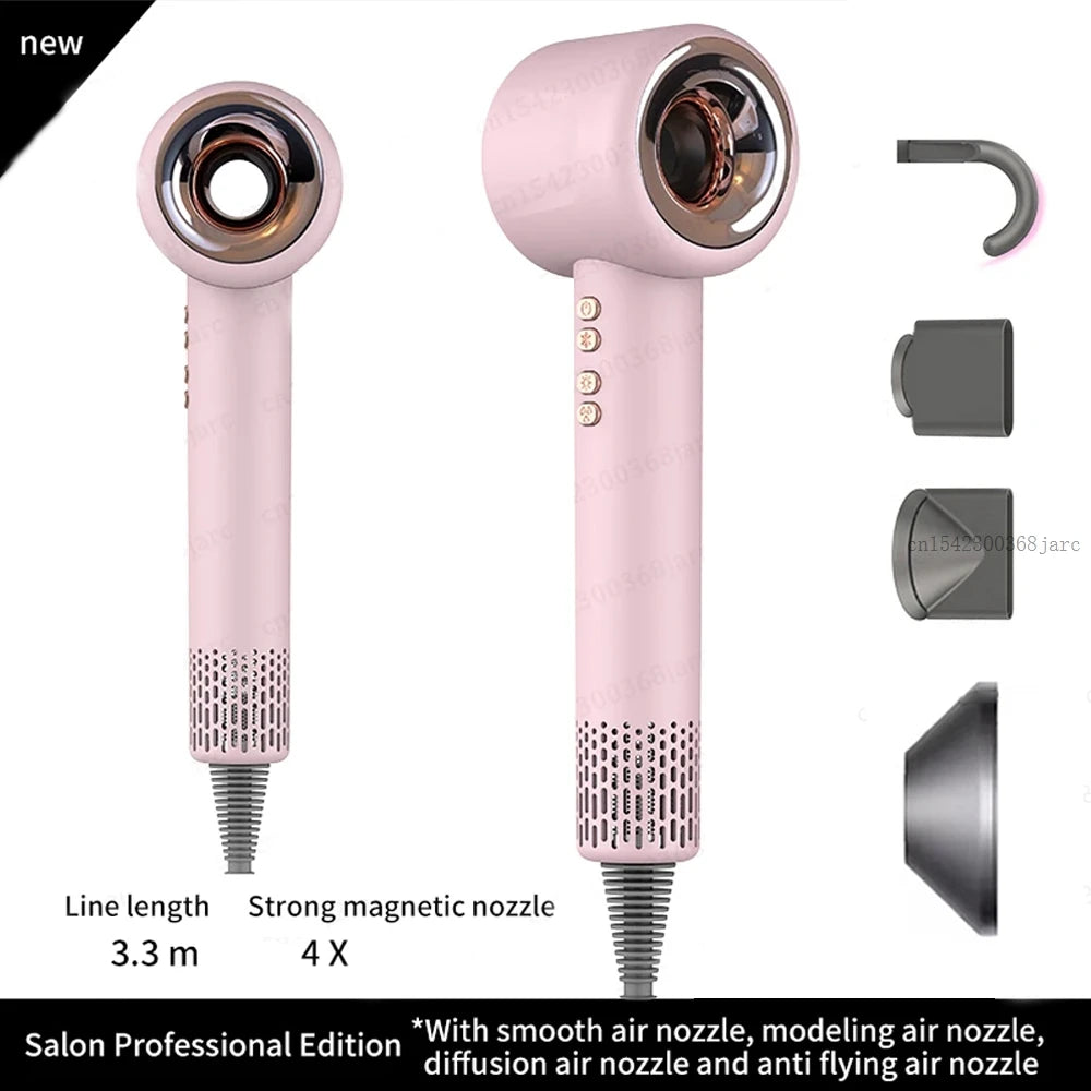 Super Hair Dryer 220V Leafless Hair dryer Personal Hair Care Styling Negative Ion Tool Constant Anion Electric Hair Dryers