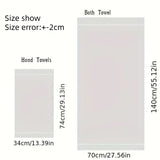 2pcs Set Black Bathroom Towel Sets 100% Cotton Embroidered Bathroom Towel Christmas Gift Sport Towel Sets Home Hotel Use 수건 세트
