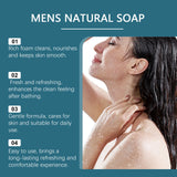 Natural Fragrance Body Soap Bar Deep Cleansing Bar Soap Moisturizing Shower Soap For Oily Skin Body Odor Control Rich Lather