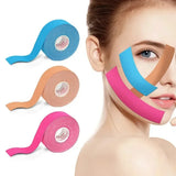 2.5CM*5M Kinesiology Tape For Face V Line Neck Eyes Lifting Wrinkle Remover Sticker Tape Facial Skin Care Tool Elastic Bandage