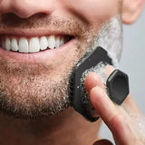 Exfoliating Silicone Brush Cleanser No Slip Handle Body Scrubber Cleans and Massages Skin Bathroom Accessories Bath Brush