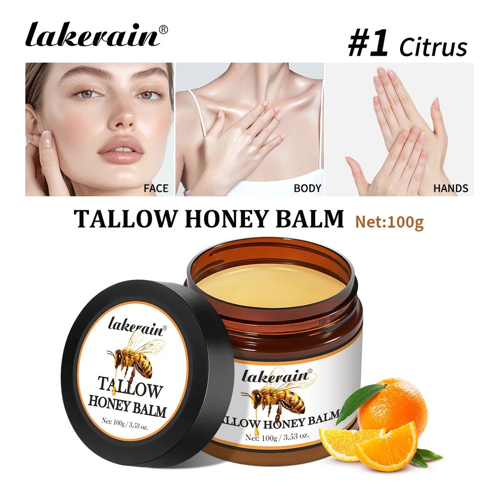 Tallow Honey Balm Specifically For Dryness And Itchiness Skin Moisturizing Beef Tallow Face Cream Body Lotion Face Cream Care