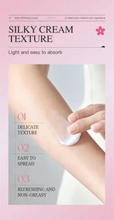 Body Whitening Bleach Cream Brighten Underarm Elbow Knees Joint Removal Intimate Parts Dark Spots Melanin Snow Bleach Cream