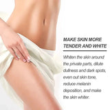 Body Whitening Cream Dark Skin Armpit Lightening Intimate Areas Underarm Bleaching Private Parts Whiten Cream Body Lotion Beauty