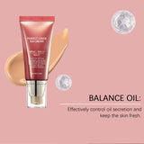 BB Cream SPF 42 PA +++ Tinted Moisturizer for Face Full Coverage Concealer Liquid Foundation Makeup for Dark Circles Fine Lines