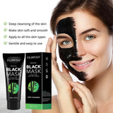 Bamboo Charcoal Blackhead Mask - Peel-Off Mask Containing Ascorbic Acid and Hyaluronic Acid, with Moisturizing and Oil-Controlling Properties, Can Cleanse the Skin.