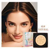 O'CHEAL Mushroom Cushion CC Cream Face Airy Coverage Long-lasting Moisturizing Waterproof Oil Control Concealer BB Cream Makeup
