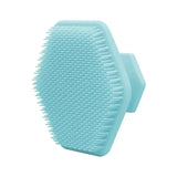 Exfoliating Silicone Brush Cleanser No Slip Handle Body Scrubber Cleans and Massages Skin Bathroom Accessories Bath Brush