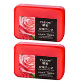 Rose essential oil soap deeply cleanses your face and body, leaving a long-lasting fragrance while moisturizing and hydrating