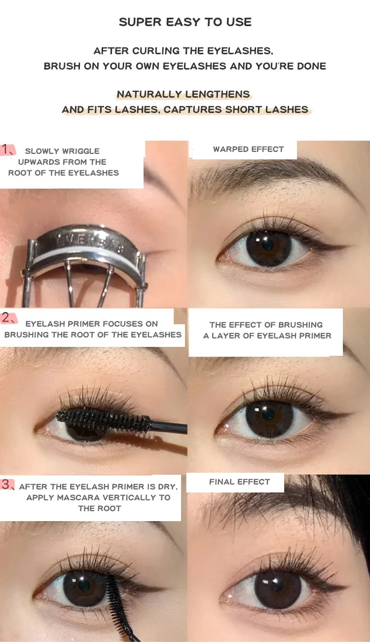 Gege Bear Dream Party Curly Black Sun Flower Mascara Cute Design All Day Long-Wearing Lash-Lengthening Thick Volume Eyelashes