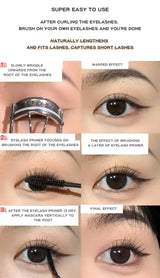 Gege Bear Dream Party Curly Black Sun Flower Mascara Cute Design All Day Long-Wearing Lash-Lengthening Thick Volume Eyelashes