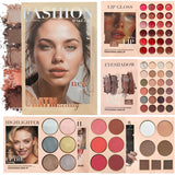 67-color multi-layered beauty book palette, a makeup book that combines eyeshadow, blush, contouring and highlighter,rich colors