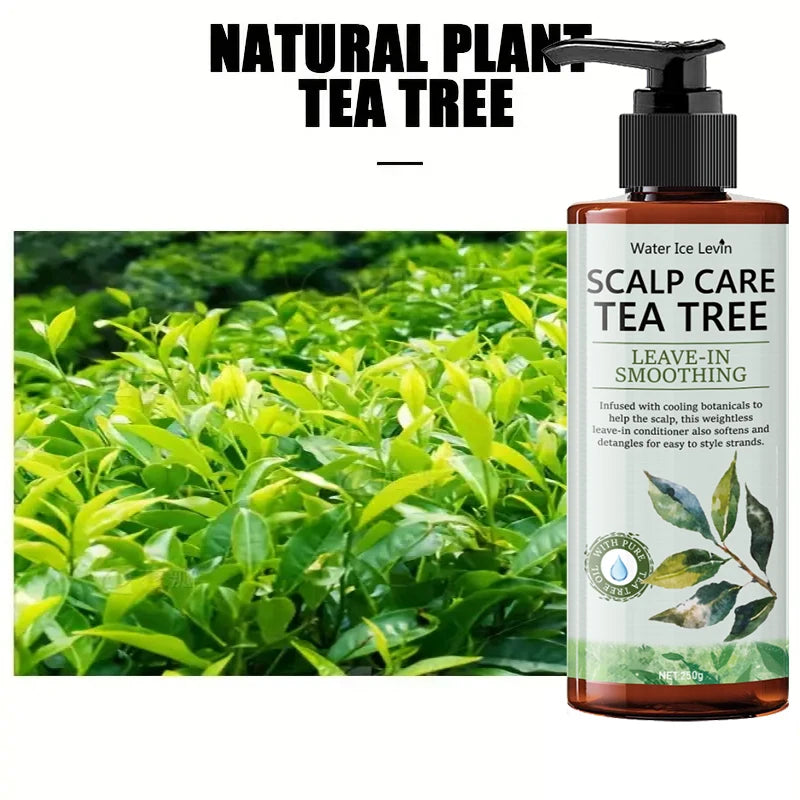 250g Tea Tree Conditioner, Super Fluffy, Moisturizing, Fresh and Smooth Dry Hair Care, Long-Lasting Fragrance - Moisturizing and Moisturizing - a Must-Have for Summer