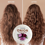 Vegan Onion Shampoo Bar Natural Hair Care Anti Dandruff Oil Control Repair Split Ends Dry Frizz Nourish Scalp Solid Shampoo Soap