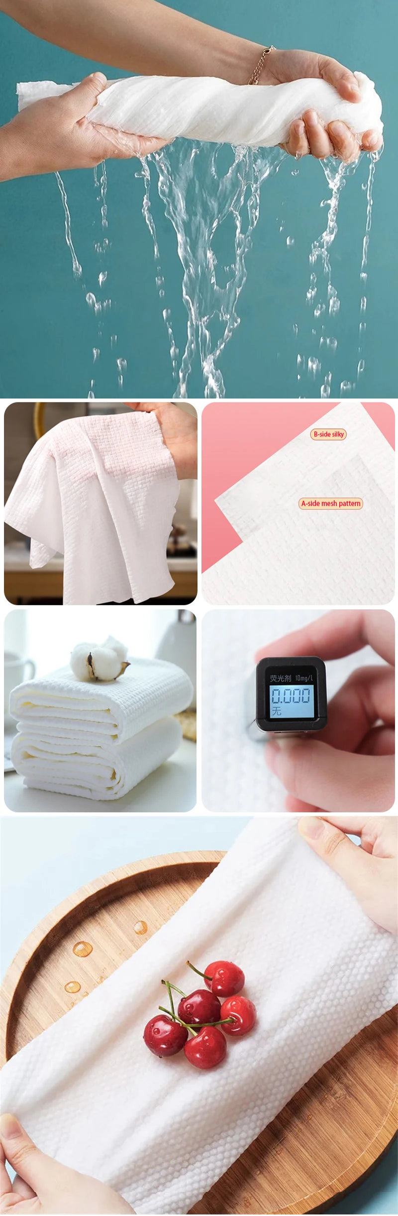 10pcs Disposable Travel Towels Compressed Facial Wipe Portable Trip Essential Quick-Drying Towel Household Washable Wipes