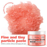 200g/7oz Himalayan Scrub Natural Exfoliating Salt & Body and Face Souffle Helps with Moist Cleansing and Exfoliation