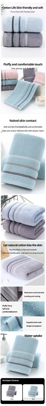 1pc Face Towel Absorbent Pure Hand Face Cleaning Hair Shower Microfiber Towels Bathroom Home Hotel for Adults