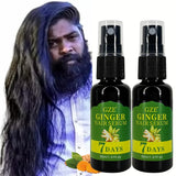 2 Pack GZE Ginger Hair Serum 7 Days Moisturizing Strong Hair