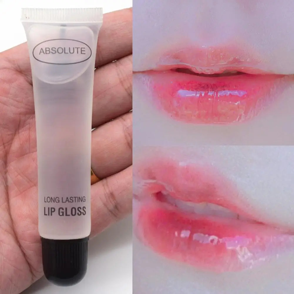 1Pc Absolute Lip Gloss Moisturizer Plumper Waterproof Long-lasting Hydrating Transparent Non-Sticky Gentle Nourishing Makeup
