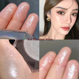 Highlighter Makeup Palette Glitter for Face Body Cheek,Diamond Shimmer Highlighter,Smooth Glitter Sparkles,Nose Contour Palettes