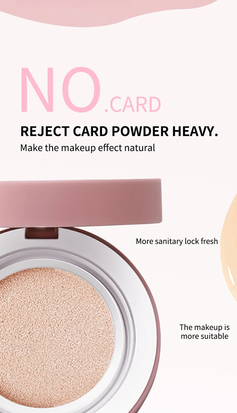 OCHEAL CC Cream Cushion Foundation Cream Long Lasting Moisturizing Concealer Foundation BB Cream For Face Makeup Concelear