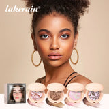 Demi Matte Natural Finish Baked Brighten Color Correcting Powder Foundation Buildable Light to Coverage Oil Control Makeup
