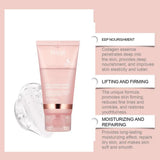 Hydrolyzed Collagen Overnight Facial Mask Wrapping Peel-Off Mask Hydrating Firming Mask for Elasticity Reduces Sagging Dullness