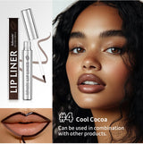 Lip Liner Pencil Peel Off Lip Stain Tattoo Long Wearing Matte Waterproof Smudge Proof Transfer Proof Lip Cosmetic For All Day
