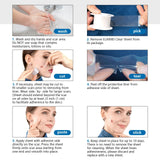 1/2 Roll Invisible Silicone Scar Sheets , 2.5cm X 150cm, Self-Adhesive Scar Cover Tape Reusable and Effective Skin Care Strips