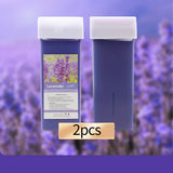 Painless Hair Removal Wax Cartridge Depilatory Wax Warmer Lavender Roll-on Wax Roller Refill for Bikini Body Hair Removal
