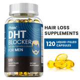 DHT Blockers for Men - Contains Saw Palmetto & Biotin To Promote Natural Hair Growth, Increase Vitality, and Maximize Absorption