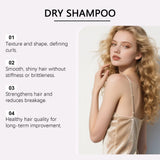 Dry Shampoo Spray Clean Lightweight Lasting Fluffy Quick-Drying Improve Hairing Quality Refreshes Smooth Hairs Soft Care Sprays