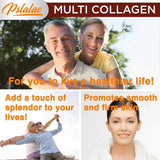 Multi Collagen Capsules - Collagen Skin Whitening & Anti-Aging - Vitamin C, Hyaluronic Acid, Gluten Free Supplement