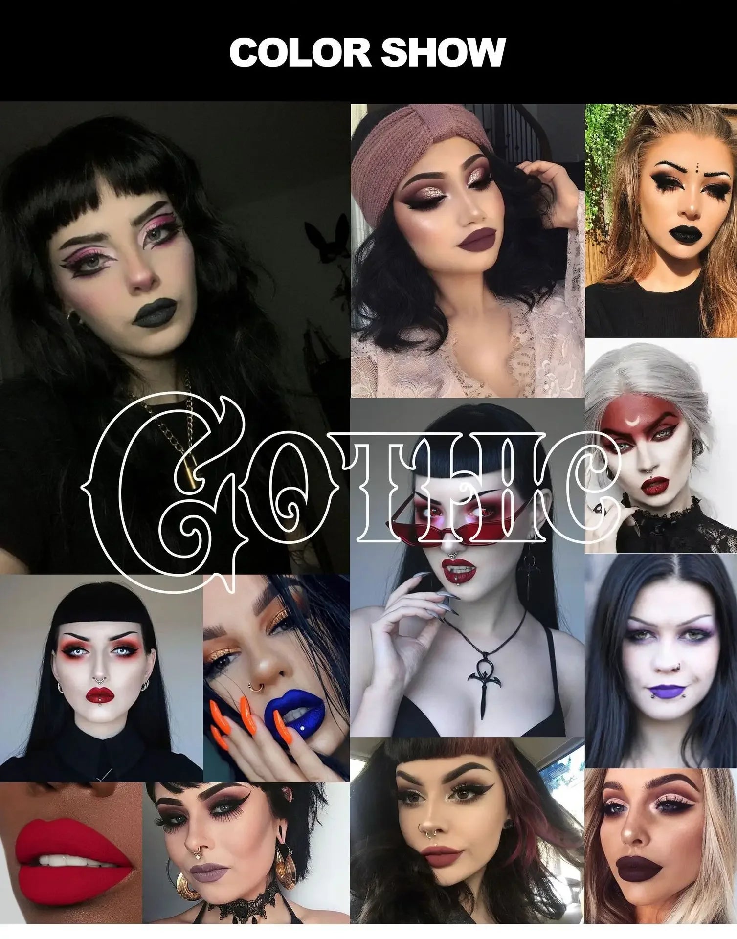 4pcs Matte Lipstick Set Waterproof Sexy Green Purple Black Lip Gloss Shiny Lip Tint Halloween Lip Makeup Tool Korean Cosmetics