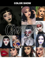 4pcs Matte Lipstick Set Waterproof Sexy Green Purple Black Lip Gloss Shiny Lip Tint Halloween Lip Makeup Tool Korean Cosmetics