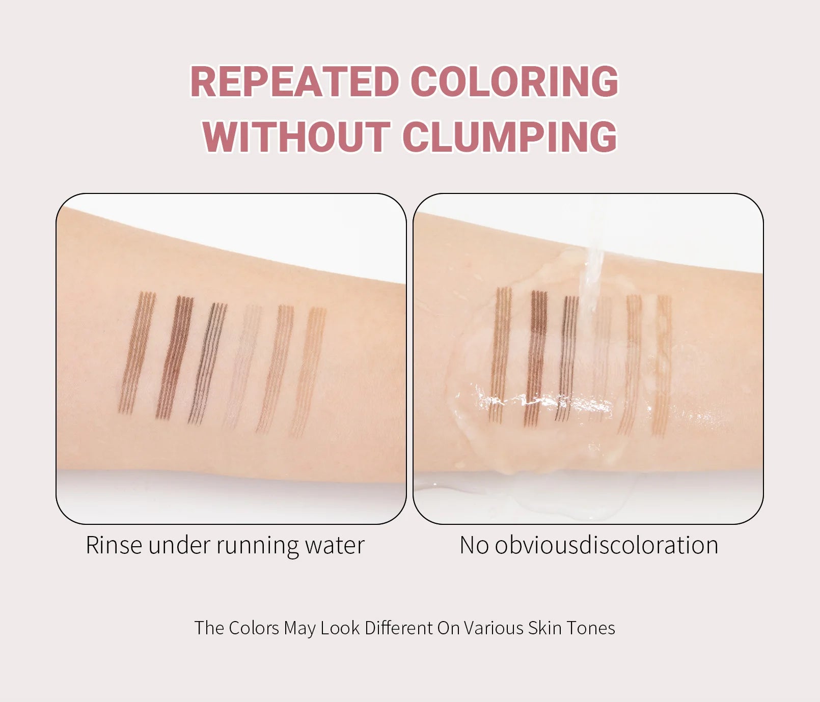 Four Claw Liquid Eyebrow Pen Waterproof Sweatproof Long Lasting 3D Wild Brow Microblading Makeup for Beginners