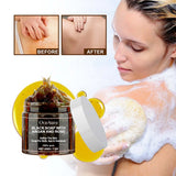 OCEAURA Black Soap With Argan And Rose Black Beldi Soap Ideal For Dead Skin Remover Body Scrub Purifying Deep Cleansing 200g