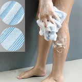 Ultra-Long Exfoliating Back Towel with Silver Ions, Antibacterial, Multifunctional for Shower, Bath, Abundant Foam