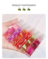 Roll-On Lip Oil Moisturizing Lip Balm Liquid Nourishing Lip Oil Colorless Transparent Fruit Lip Oil New Valentine's Day Gift Lip Balm