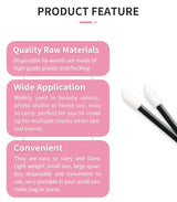 Disposable Eyelash Brush wholesale 50/100pcs Mascara Applicator Wand Eyes Lip Cosmetics Brushes Extension Cosmetic Make up Tools