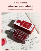 HERORANGE Light Glass-Like Lip Lacquer - Mirror Shine, Hydrating Formula; Smudge-Proof, Long-Wear, and Skin-Brightening