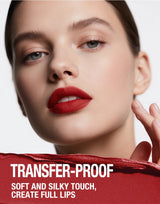 Integrated waterproof lipliner+lipstick lipstick lipstick set,no smudge,no fade,no cup,durable,easy to create a perfect makeup!