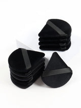10-100pcs Triangle Mini Velvet Powder Puff Foundation Face Concealer Applicator Cosmetic Finger Sponge Puff Beauty Makeup Tools