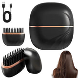 Portable Wireless Straightening Comb Mini USB Rechargeable Hair Straightener Brush Multifunctional Gentle Hair Styling Accessory For Travel Daily Use