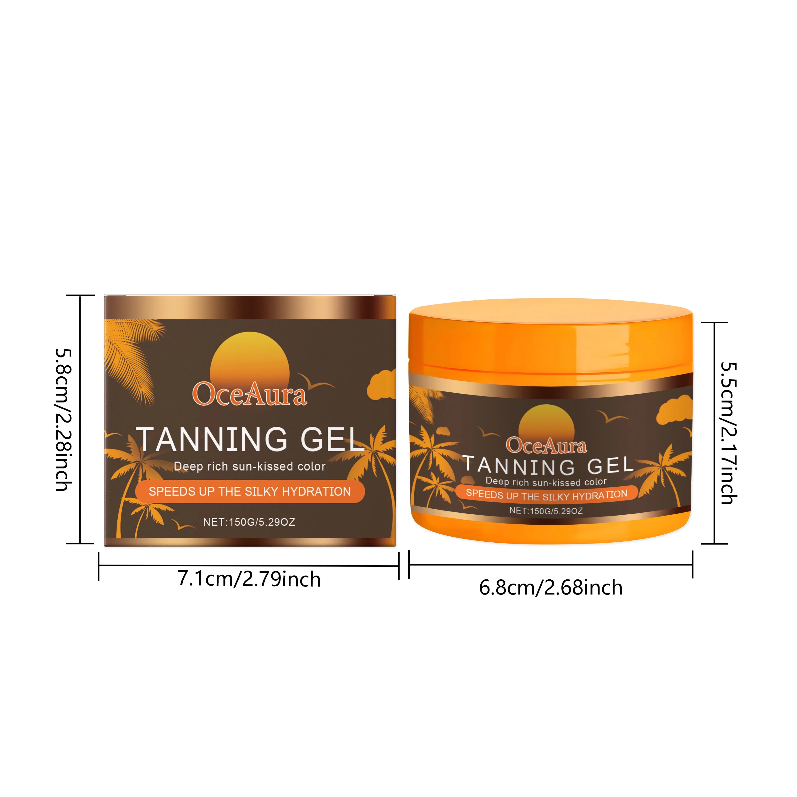 Intensive Tanning Gel Soothe Drying Redness Even Skin Tone Uv Protection Sun Tanning Oil Body Bronzer Accelerate Dark Skin Cream