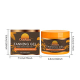 Intensive Tanning Gel Soothe Drying Redness Even Skin Tone Uv Protection Sun Tanning Oil Body Bronzer Accelerate Dark Skin Cream