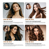 8 in 1 Hair Dryer Brush High Speed Brushless Blow Dryer Negative Ionic Hair Heating Brush Hot Air Styling Comb Auto Hair Curle