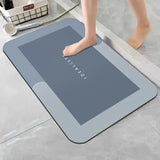 Diatomaceous Earth Bath Mat Super Absorbent Non Slip Fast Drying Soft Floor Mat for Shower Laundry Bedroom Kitchen RV Bathroom